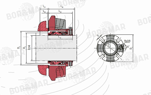 Торцевое уплотнение MS4620 в Санкт-Петербурге фото