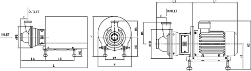 Самовсасывающий насос CIP-L-30-1